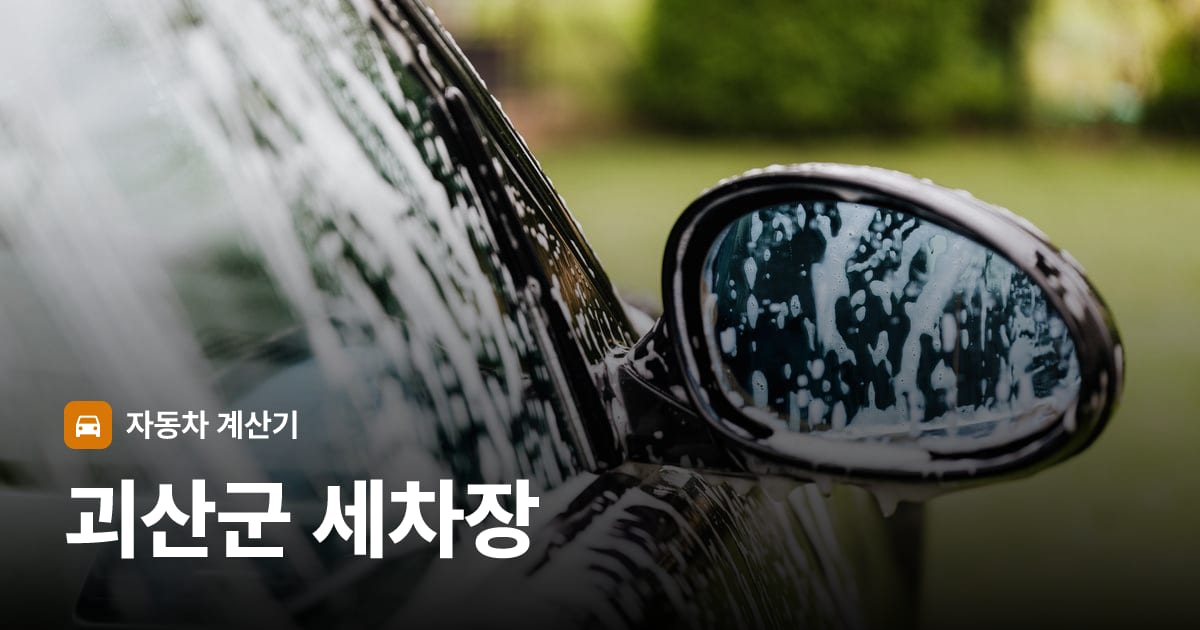 자동차 세차