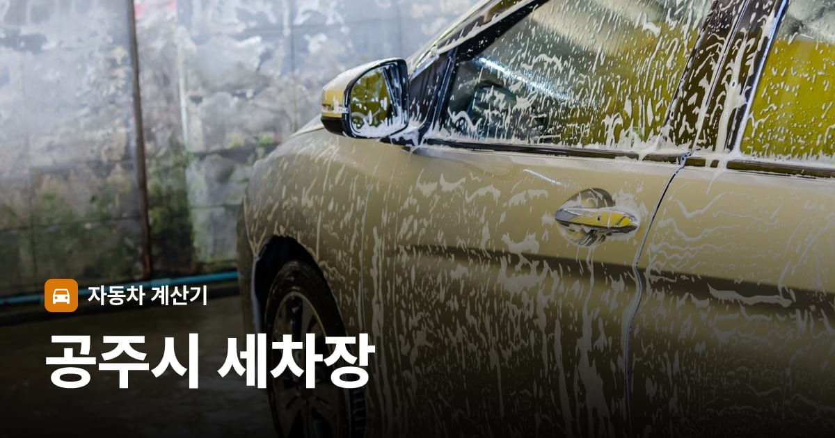 자동차 세차
