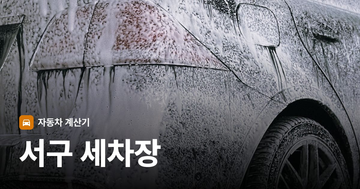 자동차 세차