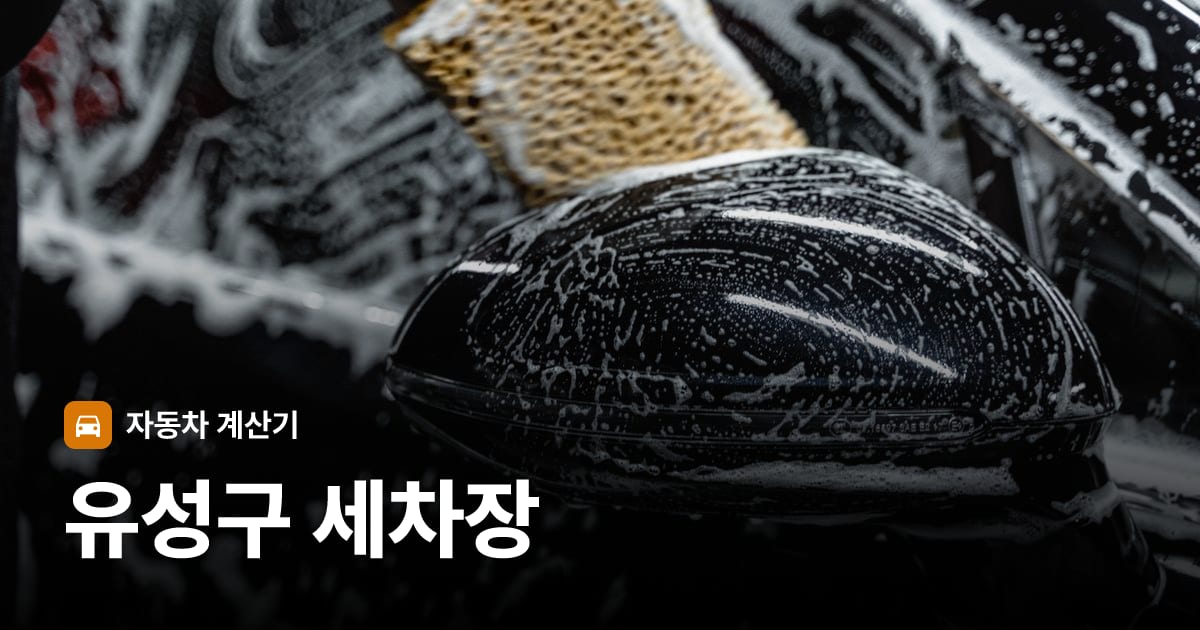자동차 세차