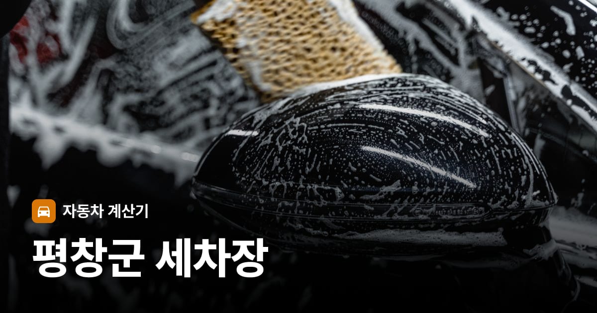 자동차 세차