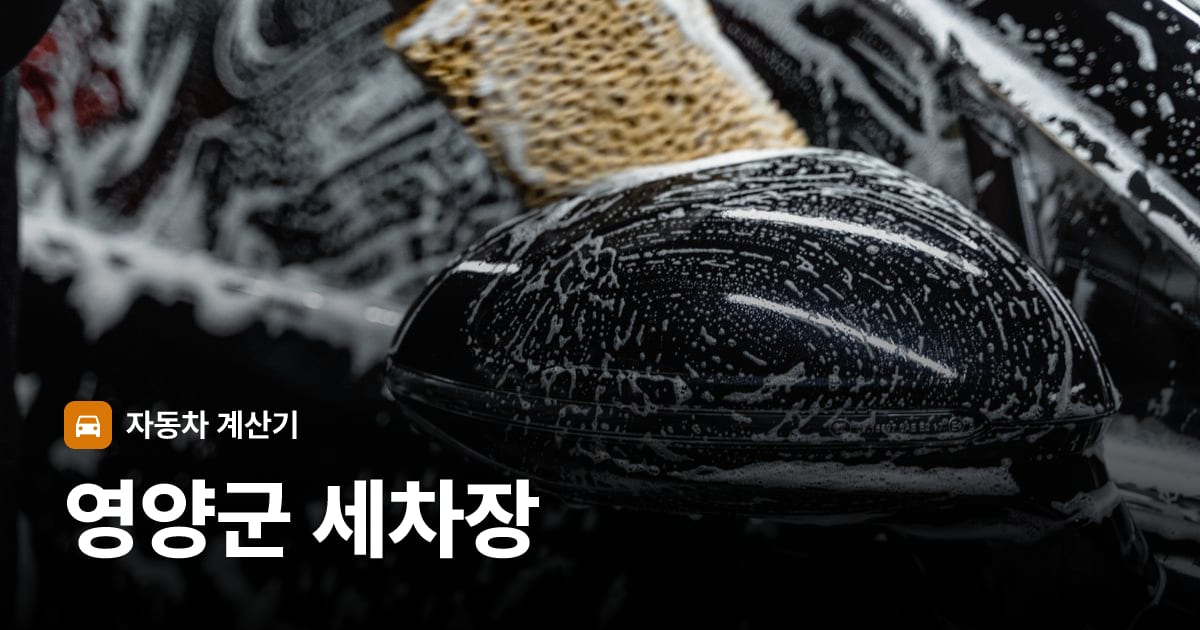 자동차 세차