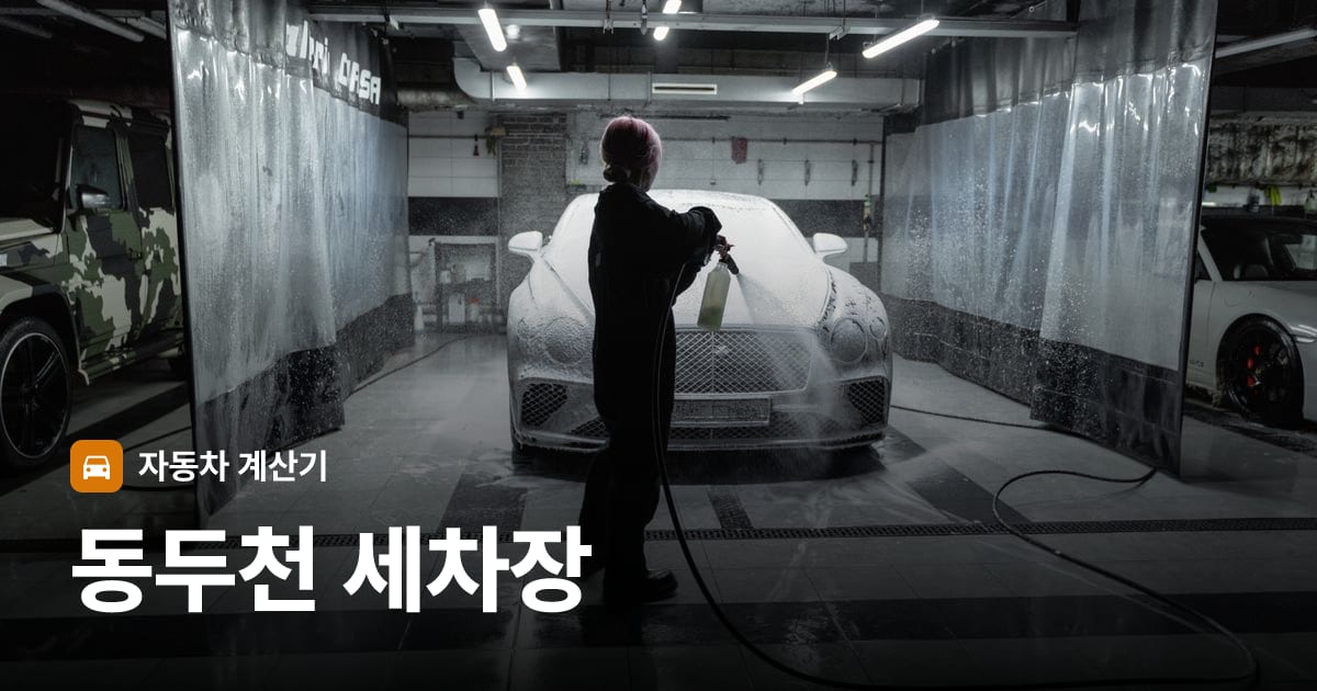 자동차 세차