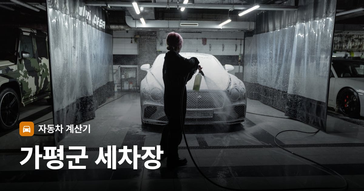 자동차 세차