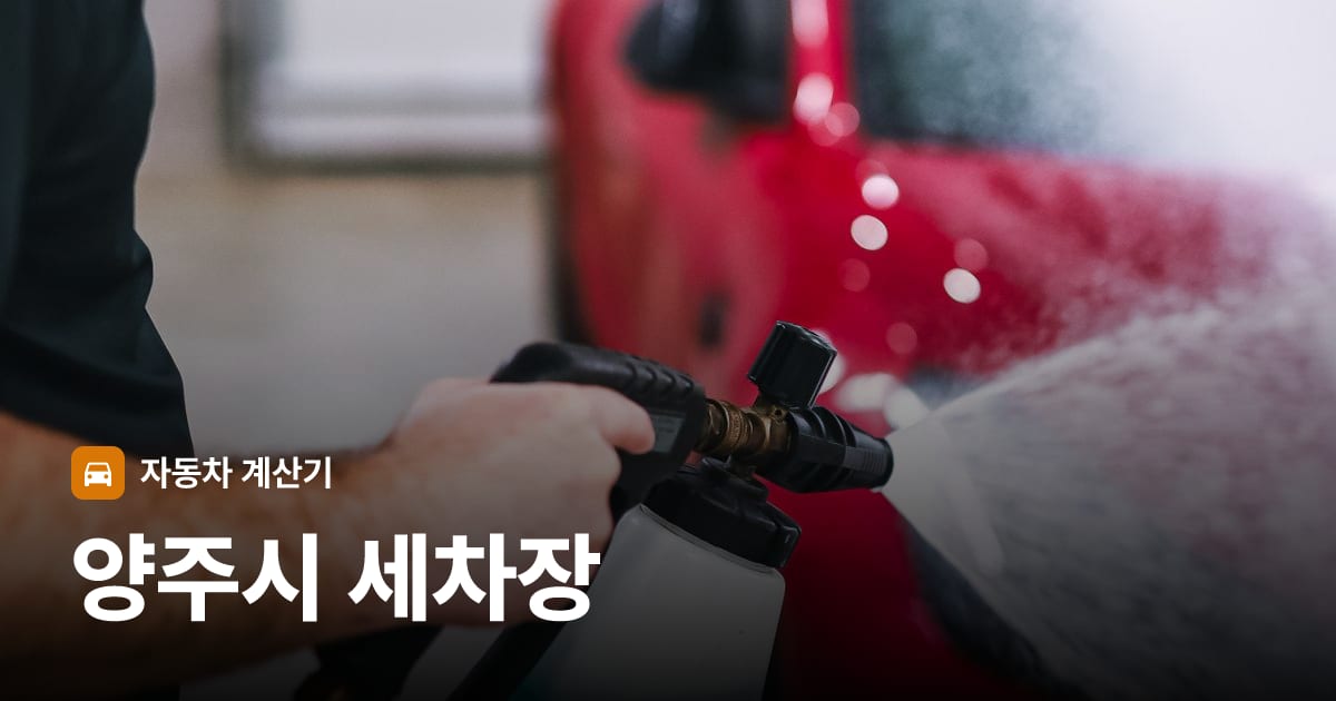 자동차 세차