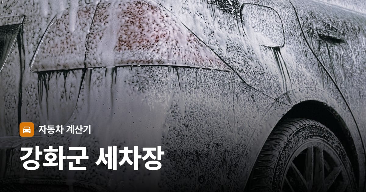 자동차 세차
