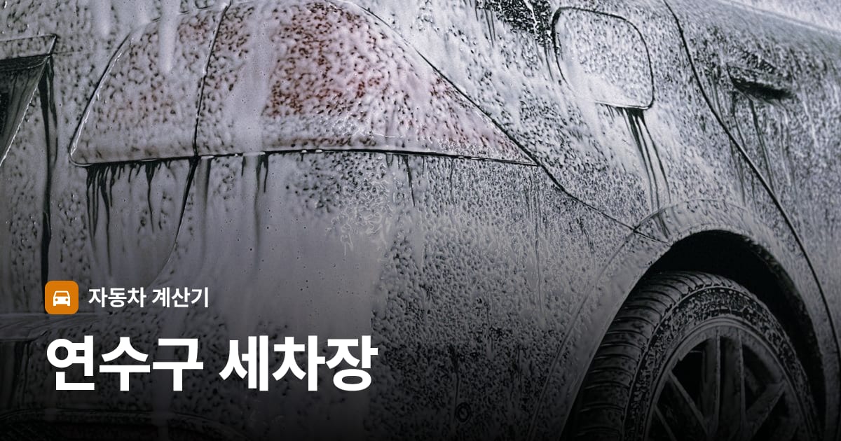 자동차 세차