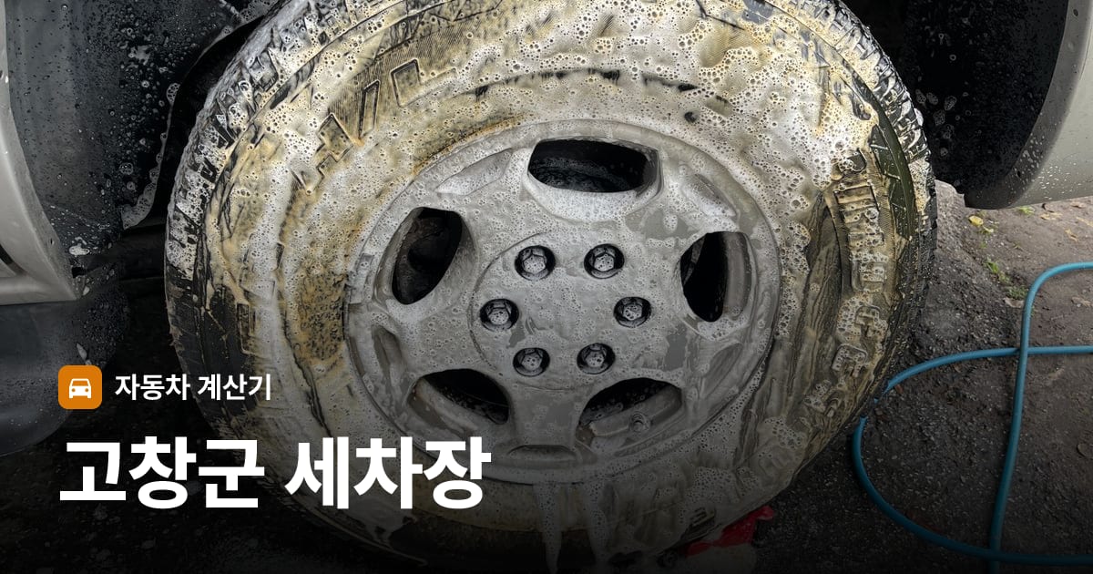 자동차 세차