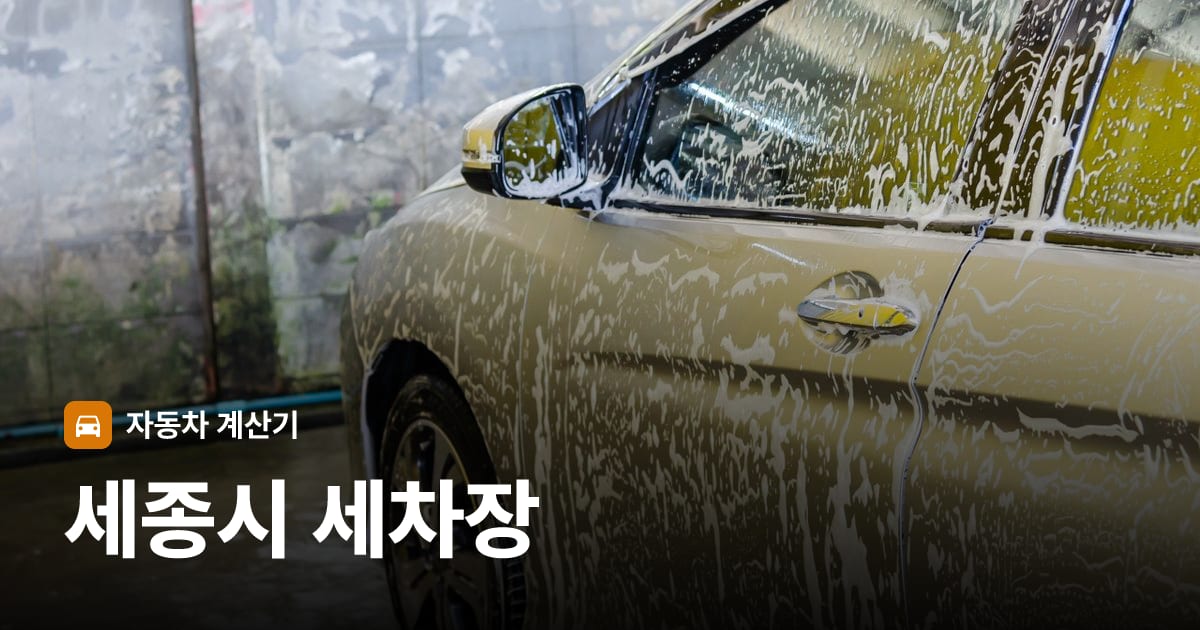 자동차 세차