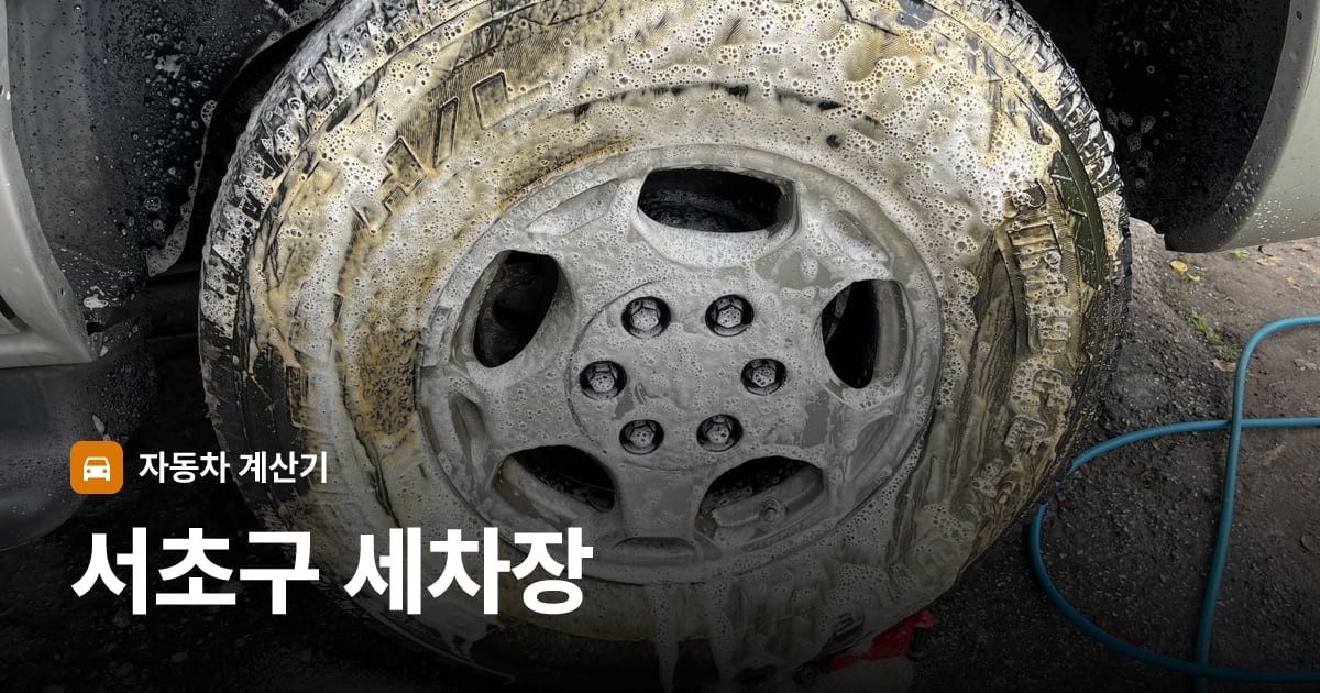 자동차 세차