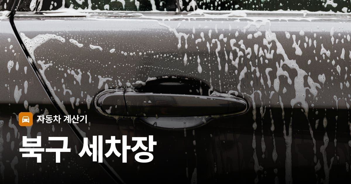 자동차 세차